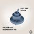 Mikk-Line Silicone Dinner Set Tableware Faded Denim